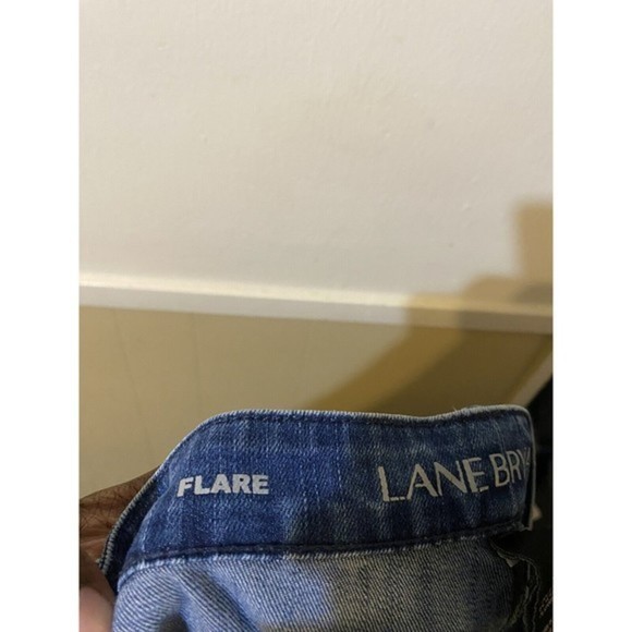 Lane Bryant Jeans Womens 28 PLUS Blue Flare Bell Bottom Button Fly Denim - Picture 8 of 13